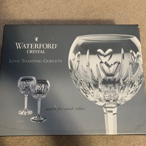 Waterford Toasting Goblets, set of 2